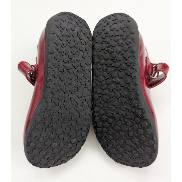 UMI Callie Cherry Patent Leather Mary Janes Girls Toddler Shoes Size 6.5 - Picture 7 of 7